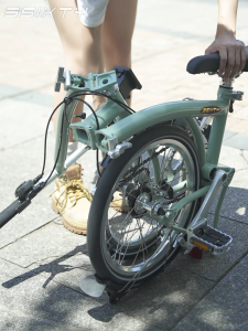 3sixty for Brompton P-Line 4-Speed Folding Bike and Compact Urban Travel Companion with Easy 4-Speed System Switch
