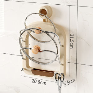 Suction Multi-tier Wall-mounted Draining Organizer