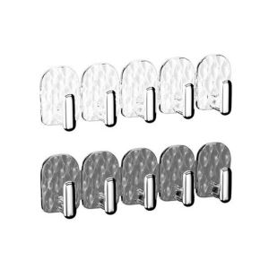 Invisible Damage-Free Adhesive Wall Hooks For Organization and Weight Holding