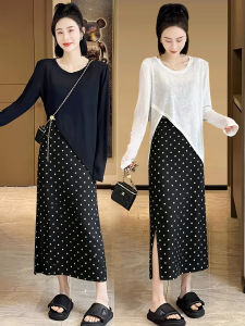 Icy Silk Asymmetrical Design T-Shirt Sunscreen Youthful Shirt
