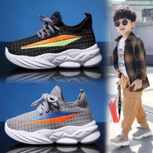 【Local seller fast shipping】Childrens shoes for boys and girls breathable mesh childrens coconut shoes casual sports shoes