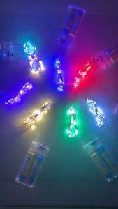 Combo 2 Dây Đèn Led Xài Pin AA 3 Mét 30 Bóng Đom Đóm Fairylight Không Chớp Trang Trí Nhà Cửa Noel Tết