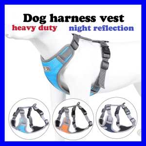 Dog Chest Vest Leash Cool Comfortable Harness Waterproof Pet Traction Rope Walking [Stock Ready]