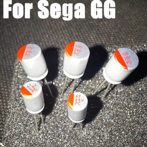1Set Mainboard Capacitors for Gameboy GBA GBA SP GBC GBP game console board Repair For Sega GG aluminum electrolytic capacitor