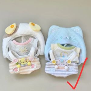 Bộ Đồ Chơi Búp Bê Động Vật Nhỏ 10cm "Mèo Muối Đại Dương" "Chó Cưng" Phụ Kiện Trang Phục Thay Thế Búp Bê Cotton