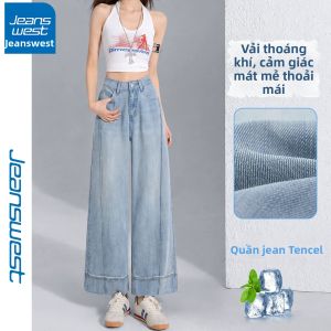 Jeanswest | Quần Jeans Tencel Dáng Rộng Cho Mùa Hè