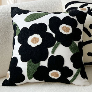 M.life Nordic Abstract Patterned Couch Pillowcase Vintage Plaid Living Room Sofa Pillow Headboard Home Decorative Cushion