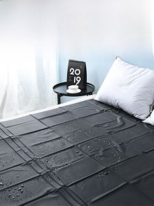 Waterproof PU Sheet Odorless Camping Picnic Mat Diaper Proof Couples Bed Sheet Oil Resistant Stain Resistant Easy to Clean