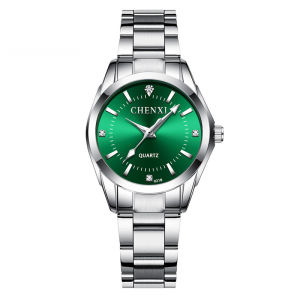 CHENXI Luxury Watch for Womens Simple Round Dial Stainless Steel Fashion Students Lady Dress Quartz Wristwatches Gift for Wife