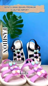 SANDAL ANAK PEREMPUAN 2-7 TAHUN MOTIF PITA PUTIH