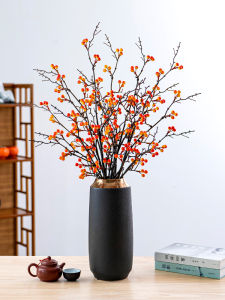 ดอกไม้เทียมสีแดงที่มีโชคลาภสำหรับตกแต่งบ้าน สไตล์จีนใหม่ ดอกไม้ประดับหัวเข็มขัด ดอกไม้ประดับบ้าน ดอกไม้ประดับห้องนั่งเล่น ดอกไม้ประดับหน้าต่าง