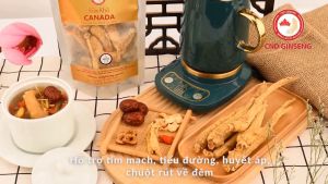 [Túi 100g] Nhân Sâm Canada 5 năm tuổi nguyên củ khô CND Ginseng tăng cường sức khoẻ sinh lý chống lão hoá ung thư ăn ngủ ngon (Tây dương sâmsâm Bắc Mỹsâm Hoa Kỳ)