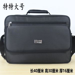 Waterproof Oxford Fabric Casual Mens Shoulder Bag Large Capacity Multi-layer Business Crossbody Bag Canvas Wallet