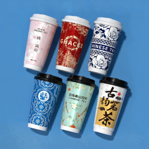 YINGXIKE | Customized Logo Double Layer Insulated Paper Cups