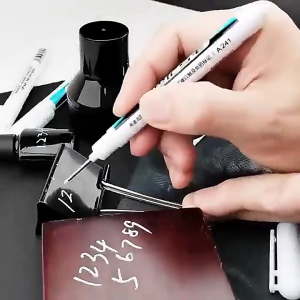 20mm Long Tip Deep Hole Extension Marker Permanent Acrylic Paint Pens Extra fine Oil Based Paint Markers Quick Drying