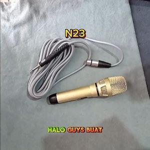 N23 ORIGINAL MIC KABEL SULTAN ASHLEY ASLEY MIK MIKROPHONE SWITCH KING POP CABLE CABEL ON OFF FULL BE