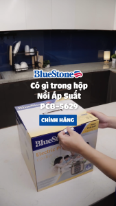 ( 1 ĐỔI 1 TRONG 30 NGÀY)  Nồi Áp Suất Cơ CHÍNH HÃNG BlueStone PCB-5629 - 5 Lít - 900W - Bảo hàng chính hãng 2 năm - CasaLux Store