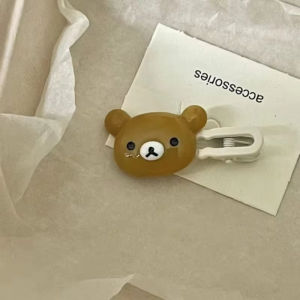 Cute Bear Hairpins Set Preppy Headdress Plastic Hair Accessories