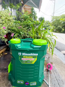 Bình xịt điện 12 Lít. HINOSHIMA H12A8. Ắc Quy 12V 8A. Dùng 15-20 Bình liên tục. Bảo hành 1 Năm