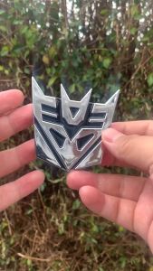 Emblem Stiker Sticker Mobil Motor Logo TRANSFORMERS ABS autobot decepticon 3D Timbul Tebal Autobots