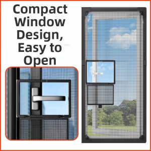 MEISHIMEIJIA | Self-Adhesive Magnetic Insect Prevention Mesh Window Screen