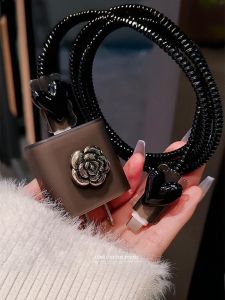 เคสป้องกันสายชาร์จ Apple 16 pro 20W สายเคเบิลข้อมูลแบบป้องกันการพับ ป้องกันการพับ iPhone 15 pro Max สายชาร์จแบบป้องกัน