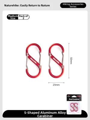 NatureHike | Multi-functional Climbing Carabiner S-Shaped Aluminum
