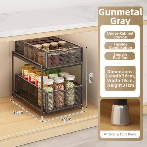 youqin | Pull-out Cabinet Organizer Drawer Water Basin Multi-functional Storage