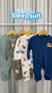BABYLEON Jumpsuit Bayi 0-18 Bulan Lengan Panjang Kaki Tutup Kaki Buka Jumper Bayi Newborn Baju Bayi Laki-Laki Baby Sleepsuit Baju Tidur Bayi Jumpsuit Panjang Kaki Tutup Pakaian Bayi Baju Bayi Perempuan BC-061