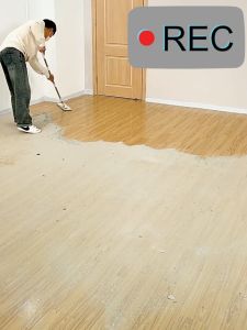 2 in 1 Stainless Steel 360 degrees Spin Floor cleaning flat mop with bucket microfiber pad mop squeegee hand free self cleaning mop with 2Pcs microfiber pad for wash floor house home cleaning cleaner