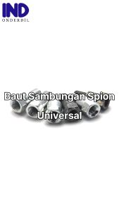 Baut Sambungan-Peninggi Spion M10 Panjang Ulir 14 Kiri-Kanan All Honda Supra X 125 & Beat & Vario & Beat & Karisma & Supra Fit New & Tiger & GL Pro