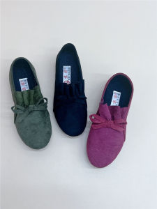 Beijing Rui Old Beijing Cloth Shoes Womens Shoes Flat Bottom Slip-on Flats Non Slip Comfortable Peas Shoes Easiest for Match Black Work Shoes