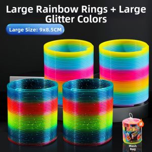 WEIBAI | Glow In Dark Magic Rainbow Spring Toy