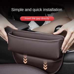 For Chery Tiggo 7 7 Pro 2016~2024 Car Seat Side Gap Filler Storage Box Wallet Glasses Keys Card Phone Organizer Case Accessories