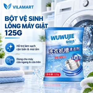 Bột Vệ Sinh Lồng Máy Giặt Dạng Gói – Hỗ Trợ Tẩy Cặn Bẩn Mốc Gioăng Cao Su Khử Mùi Và Làm Sạch Máy Giặt