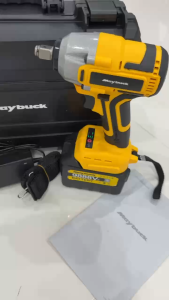 Maybuck ญี่ปุ่น ประแจไฟฟ้าลิเธียม ประแจไฟฟ้า บล็อกไฟฟ้าไร้สาย แรงบิดสูง 400Nm แถมชุดของขวัญใหญ่ สำหรับซ่อมรถ งานก่อสร้าง Brushless Electric Wrench