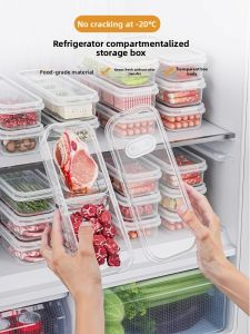 MEYGOROOM | Narrow Refrigerator Compartment Storage Box Freezer Food Preservation Container