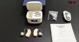 Hearing Aids Portable Charging Case Rechargeable Noise Reduction Ergonomic Fit For Seniors And Adults