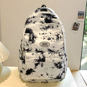 OUDENGPAI | Purple Backpack For Girls High School Students Simple Style Double Shoulder Bag New 2025 Trendy Design Medium Waterproof