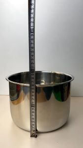 Lòng nồi áp suất Inox 304 Ruột nồi áp suất Inox 6L cho nồi áp suất đa năng lắp lẫn các thương hiệu Khaluck Home