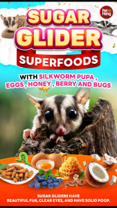 Petheng เพ็ทเฮง อาหารชูการ์ไรเดอร์ สูตรแมลง ขนาดบรรจุ 180กรัมx5ถุงแถม1ถุง (เลือกสูตรได้)