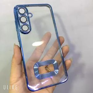 Ốp lưng Samsung S24 FE dẻo trong viền màu cạnh vuông bảo vệ camera sang trọng