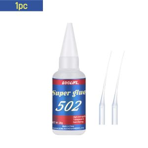 502 Super Glue 0.7oz Cyanoacrylate Adhesive Fast Dry Instant Glue for Cracks Joints Woodworking Crafts Multi Material Repair