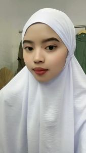 BAJU MUSLIM ELMIRA SET HIJAB KHIMAR BAHAN CRINKLE M L XL