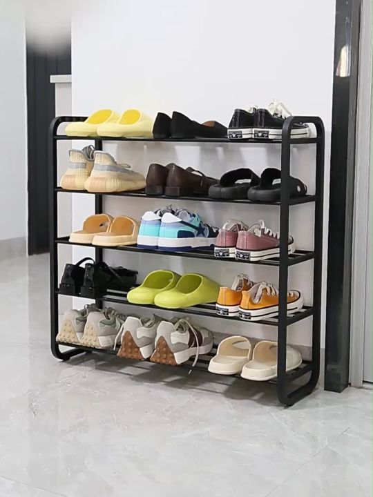 Shoe Rack 5 Rack Goody Shoe Rack 5-Layer Stainless Steel Shoes Rack Shoe Storage ...