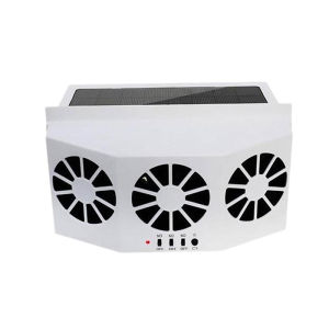 Car Cooling System Solar Portable Cooling Interior Car Fan Solar Powered Auto Fan Cool Solar Power Vehicle Cooling Window Fan
