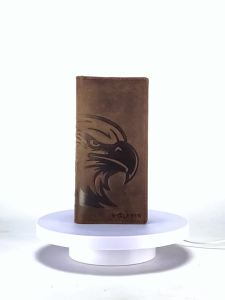 Wolphin Bi-fold Leather Men Long Wallet Man Long Purse Dompet Panjang Kulit Asli Lembu Lelaki 疯马牛皮长钱包男 W007