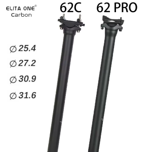 ELITA ONE Bicycle Seat Post Carbon Light 25.4/27.2/30.9/31.6mm MTB/Road Bike Seatpost 300/350/400mm