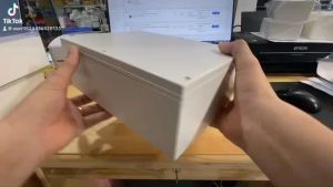 Hộp Nhựa ABS WANCHI màu TRẮNG Nắp Đục 265x185x95mm lắp mạch điện - LinhKien HD