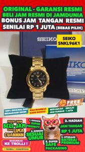 SEIKO 5 ORIGINAL - AUTOMATIC - SEIKO SNKL96K1 - MEN LA - Gold - Stainless Steel - Dia 3.8 CM. WR 30 Meter Jamdunia / Jam dunia JD18